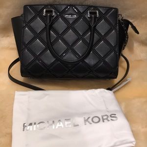 Michael Kors Medium Satchel Leather Bag.